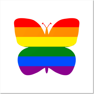 LGTBIQ+ BUTTERFLY Posters and Art